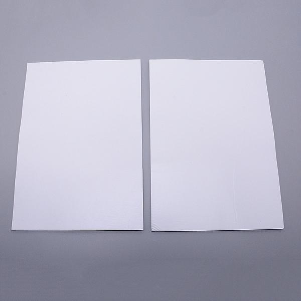 

PandaHall Sponge EVA Sheet Foam Paper Sets, With Double Adhesive Back, Antiskid, Rectangle, White, 30x21x0.2cm Foam Rectangle White