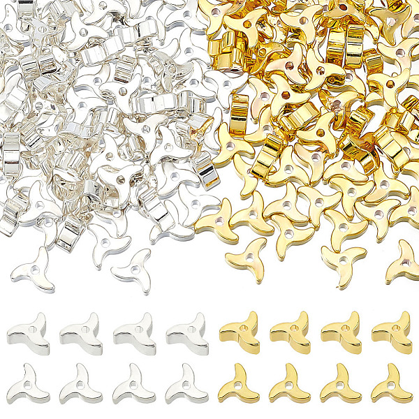 

PandaHall arricraft 200 Pcs Seed Beads 24K Gold 925 Sterling Silver Plated Tila Beads Multi-Strand Linking Connectors Synthetic Hematite...