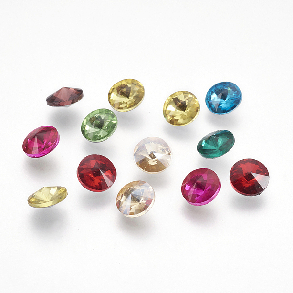 Glass Pointed Back Rhinestone