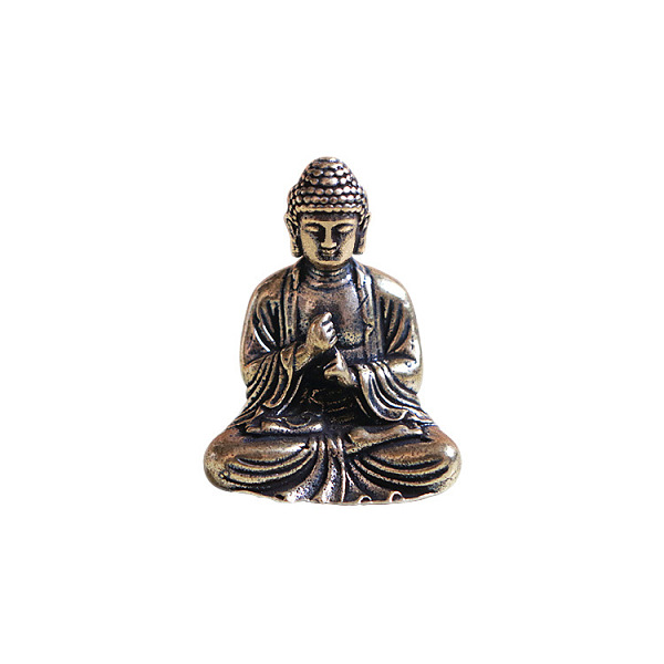 

PandaHall Brass Buddha Statue Zen Decor, Buddha Sitting Meditation Yoga Figurines, for Home Office Desk Decorations, Brushed Antique Bronze...