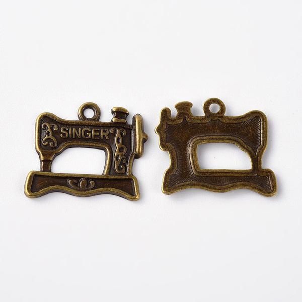 

PandaHall Tibetan Style Alloy Pendant, Cadmium Free & Nickel Free & Lead Free, Sartorius, Antique Bronze Color, about 18mm long, 20.5mm wide...