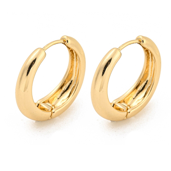 

PandaHall Alloy Hoop Earring, with Steel Pin, Round, Light Gold, 21.5x6.5x22.5mm Alloy Round