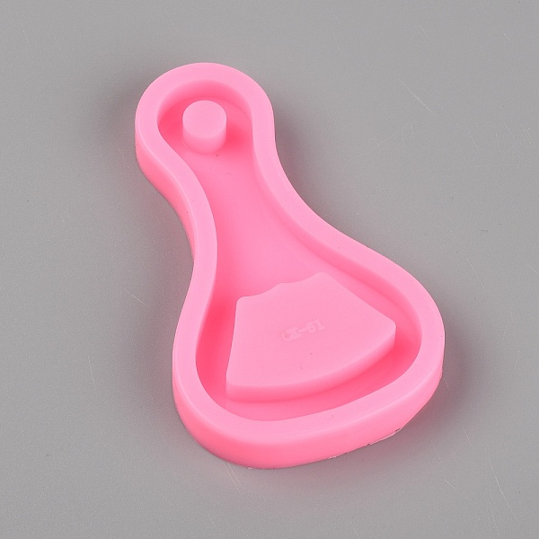 

PandaHall Food Grade Silicone Beer Opener Pendant Molds, Resin Casting Molds, UV Resin & Epoxy Resin Craft Making, Hot Pink, 82x48.5x9mm...