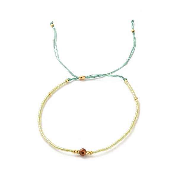 

PandaHall Bohemian Style Colorful Beaded Lucky Stone Couple Bracelet for Women