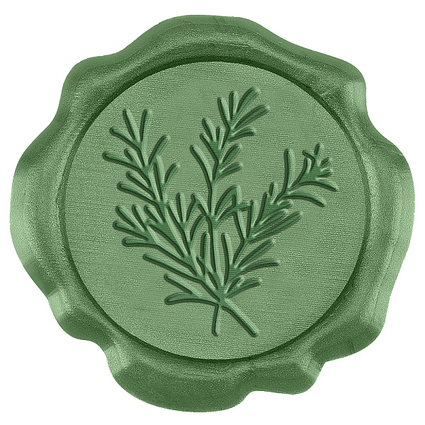 

PandaHall CHGCRAFT 50Pcs Rosemary Wax Seal Stickers Envelope Seal Stickers Wedding Invitation Envelope Seals Self Adhesive Stickers for...