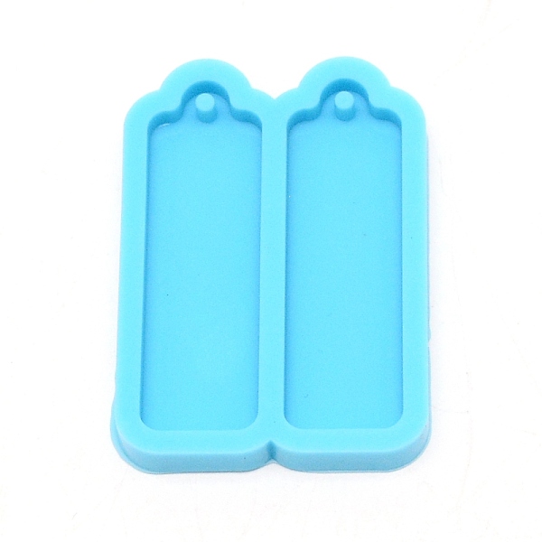 

PandaHall DIY Earring Silicone Molds, Resin Casting Molds, For UV Resin, Epoxy Resin Jewelry Making, Rectangle, Deep Sky Blue, 43x37x4.5mm...