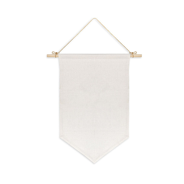 Leinen Sublimation Blanko Flagge Wandbehang Ornamente