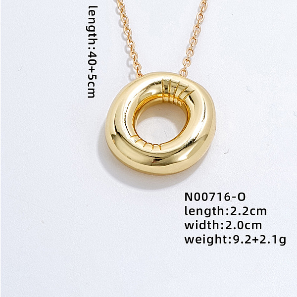 Stainless Steel Party Balloon Letter Pendant Cable Chain Necklaces for Women