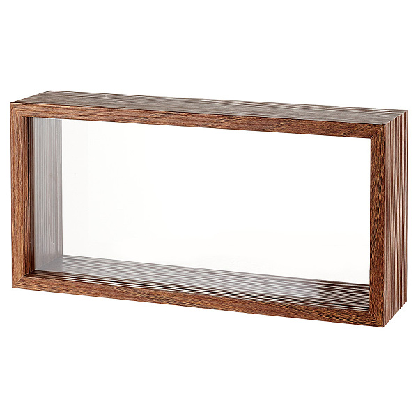 

PandaHall Rectangle Wooden Presentation Boxes, with Double Sided Clear Acrylic Window, Camel, 25.9x12.6x6cm Wood Brown