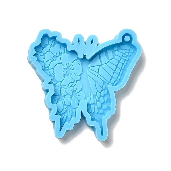 

PandaHall Butterfly DIY Pendant Silicone Molds, Resin Casting Molds, For UV Resin, Epoxy Resin Jewelry Making, Deep Sky Blue, 56x57x7mm...