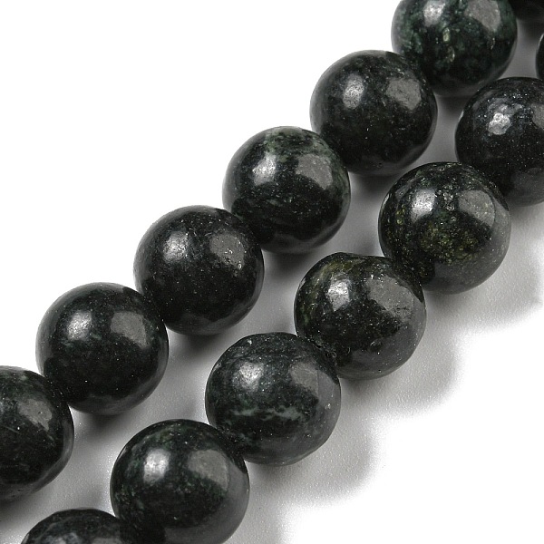 

PandaHall Natural Serpentine Beads Strands, Round, 10mm, Hole: 0.8mm, about 36pcs/strand, 14.96''~15.16''(38~38.5cm) Serpentine Round