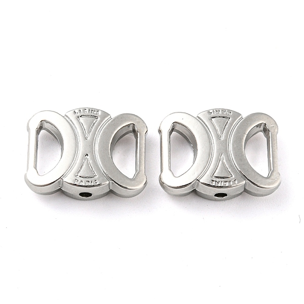 

PandaHall Rack Plating Alloy Beads, Lead Free & Cadmium Free & Nickel Free, Bowknot, Platinum, 12x17x5mm, Hole: 1.6mm Alloy Bowknot