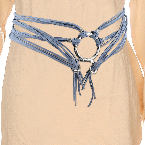Polyester Chain Belts for Women Ladies Dress