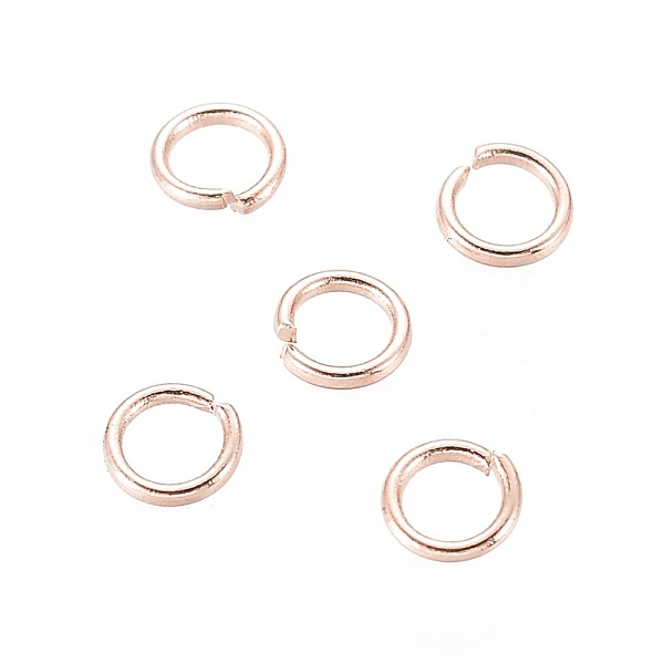

PandaHall 304 Stainless Steel Open Jump Rings, Rose Gold, 24 Gauge, 3x0.5mm, Inner Diameter: 2mm 304 Stainless Steel