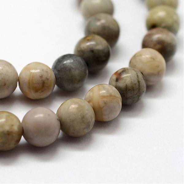 

PandaHall Natural Polychrome Jasper/Picasso Stone/Picasso Jasper Bead Strands, Round, 6mm, Hole: 1mm, about 62pcs/strand, 15.3 inch(39cm)...