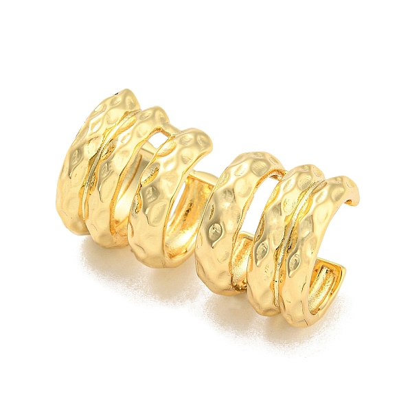 

PandaHall Rack Plating Brass Multi Lines Cuff Earrings, Long-Lasting Plated, Lead Free & Cadmium Free, Real 18K Gold Plated, 12.5x14.5x11mm...