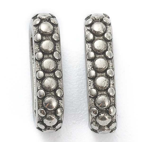 

PandaHall 304 Stainless Steel Linking Rings, Oval with Dot, Antique Silver, 12x6.5x3mm, Inner Diameter: 8.5x3mm 304 Stainless Steel Oval