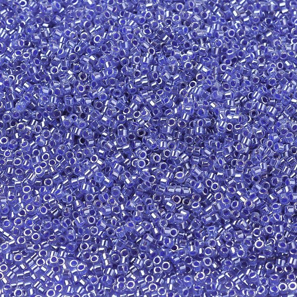 

PandaHall MIYUKI Delica Beads, Cylinder, Japanese Seed Beads, 11/0, (DB0243) Blue Ceylon, 1.3x1.6mm, Hole: 0.8mm, about 2000pcs/10g Glass...