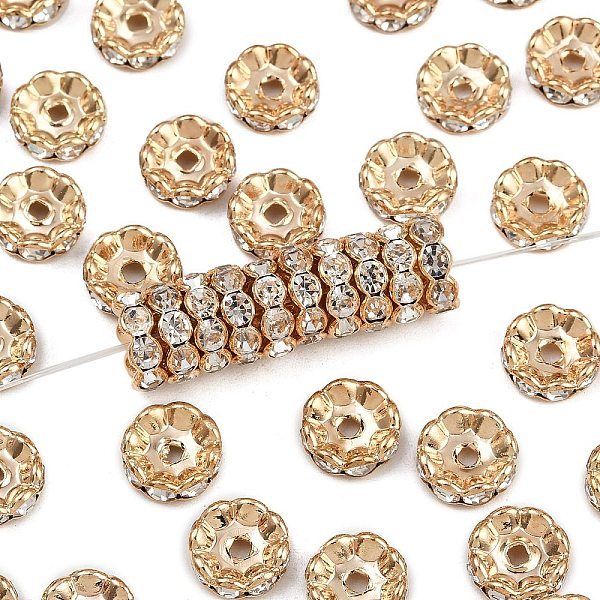 Brass Rhinestone Sp… - image