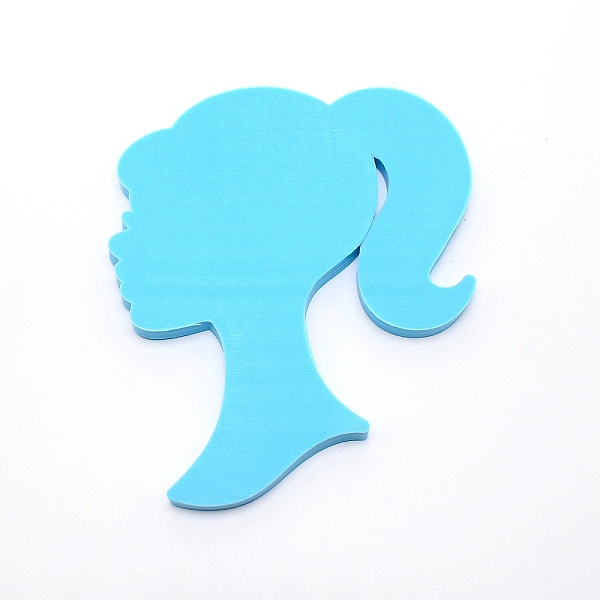 

PandaHall DIY Food Grade Silicone Molds, Fondant Molds, For UV Resin, Epoxy Resin Cup Mat Making, Women, Deep Sky Blue, 163x139x9mm Silicone...