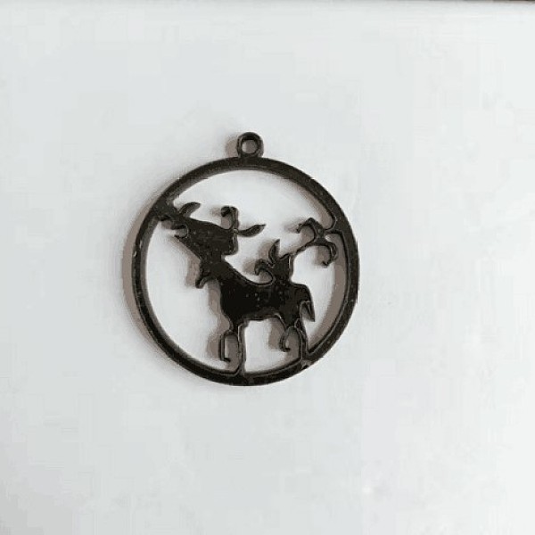 Acrylic Open Back Bezel Pendants