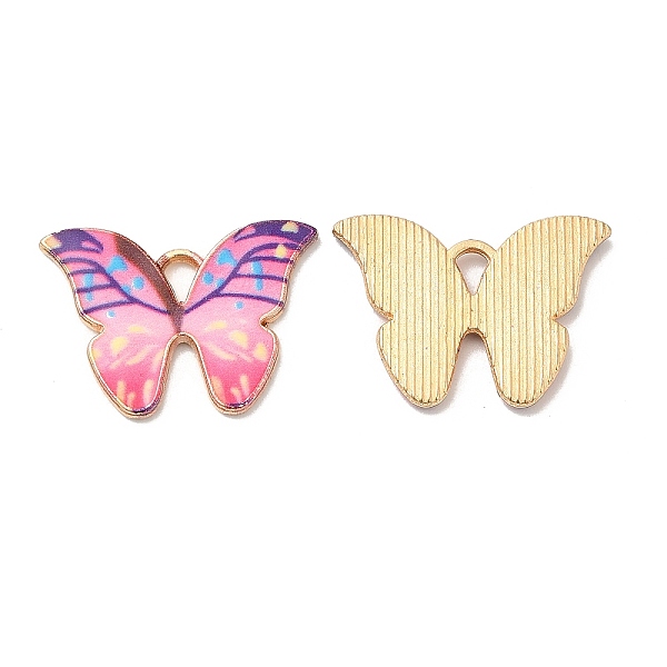 

PandaHall Alloy Enamel Pendants, Long-Lasting Plated, Cadmium Free & Nickel Free & Lead Free, Golden, Butterfly Charm, Pearl Pink...
