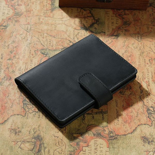 Rectangle Leather Travel Passport Wallet Cover