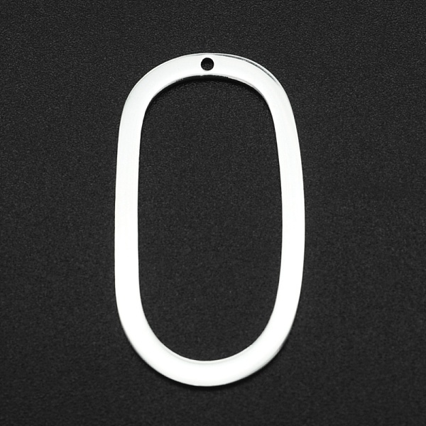 

PandaHall 201 Stainless Steel Open Back Bezel Pendants, For DIY UV Resin, Epoxy Resin, Pressed Flower Jewelry, Oval, Laser Cut, Stainless...