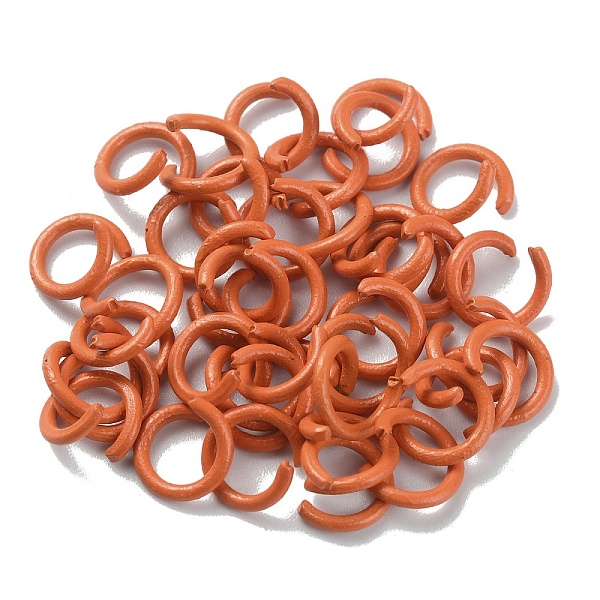

PandaHall Zinc Alloy Open Jump Rings, Round Ring, Chocolate, 18 Gauge, 8x1mm, Inner Diameter: 6mm Alloy Ring Brown
