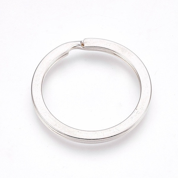 

PandaHall Alloy Split Key Rings, Keychain Clasp Findings, Platinum, 28x2mm, Inner Diameter: 22mm Alloy Ring
