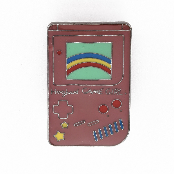 

PandaHall Rack Plating Alloy Enamel Brooches, Enamel Pins, with Brass Butterfly Clutches, Game Machine, Cadmium Free & Nickel Free & Lead...