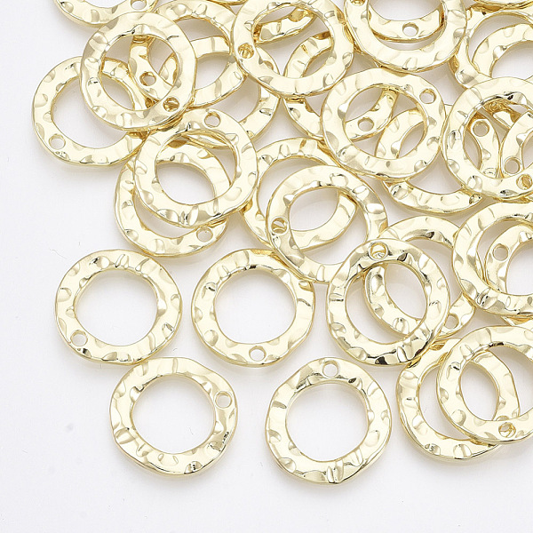 

PandaHall Alloy Pendants, Ring, Light Gold, 18x18x2mm, Hole: 1.8mm Alloy Ring
