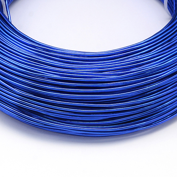 

PandaHall Round Aluminum Wire, Bendable Metal Craft Wire, for DIY Jewelry Craft Making, Royal Blue, 6 Gauge, 4mm, 16m/500g(52.4 Feet/500g)...