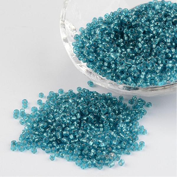 

PandaHall 12/0 1.5~2mm Glass Seed Beads Loose Spacer Beads, Opaque Colours, Pale Turquoise, 1.5~2mm, Hole: 0.5~1mm, about 3306pcs/50g Glass..., Cyan