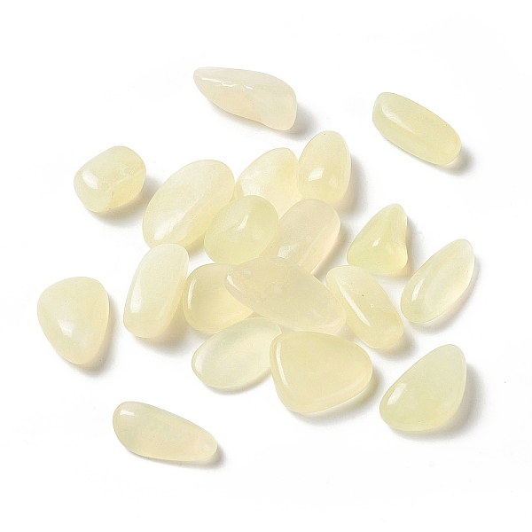 

PandaHall Natural New Jade Beads, No Hole/Undrilled, Nuggets, 17~28x11.5~16x8.5~11.5mm, about 90pcs/500g New Jade Nuggets