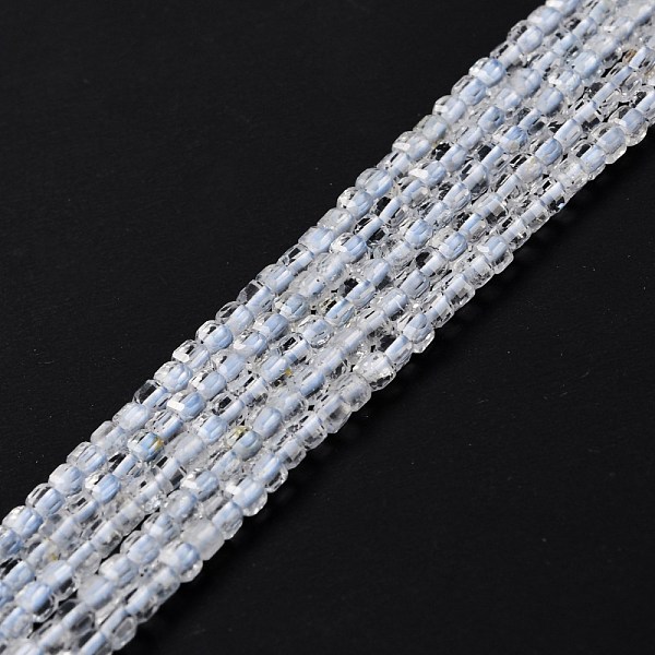 

PandaHall Natural Topaz Crystal Beads Strands, Faceted, Cube, 2x2x2mm, Hole: 0.6mm, about 174pcs/strand, 15.47 inch(39.3cm) Other Quartz...
