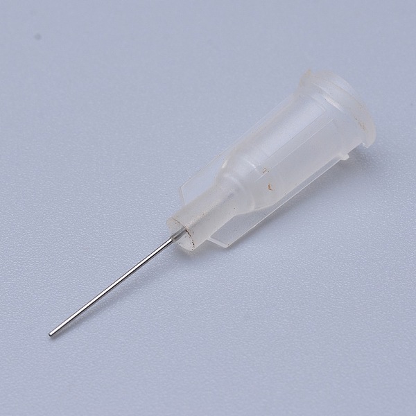 

PandaHall Plastic Fluid Precision Blunt Needle Dispense Tips, Clear, Lumen: 0.21mm, 30x7.5mm, External Dia: 0.42mm Plastic Clear