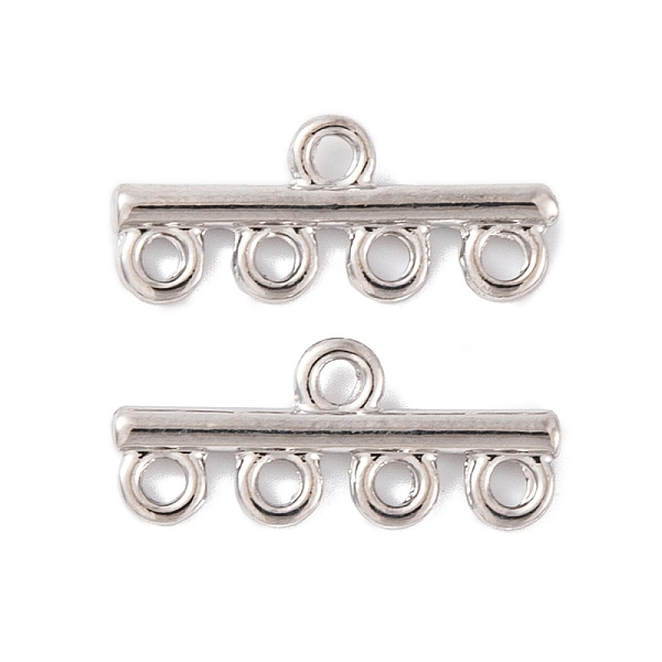 

PandaHall Brass Chandelier Component Links, Column, Platinum, 8x19x2mm, Hole: 1.7mm Brass Column