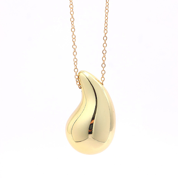 

PandaHall UV Plating CCB Plastic Pendants, Teardrop, Golden, 42x24mm, Hole: 3mm Plastic Teardrop