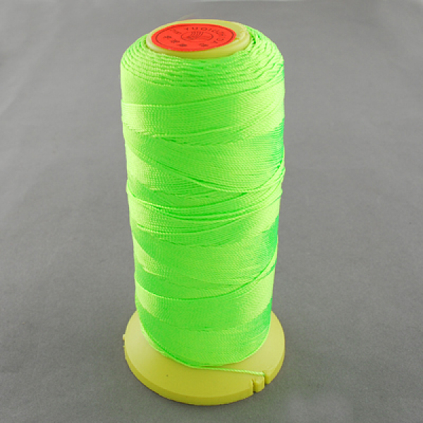 

PandaHall Nylon Sewing Thread, Lime, 0.8mm, about 300m/roll Nylon Green