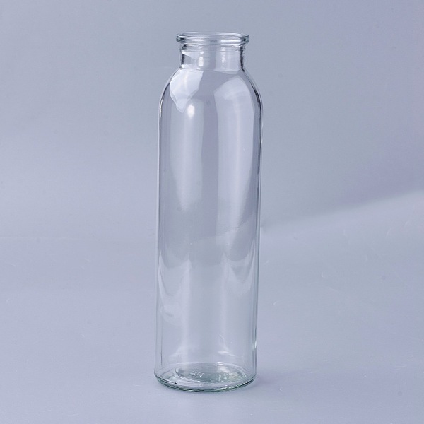 

PandaHall Transparent Glass Drink Bottles, for Storing Juices, Beverages, Tea, Clear, 19.3x5.7cm, Hole: 3cm, Capacity: 350ml(11.83 fl. oz)...