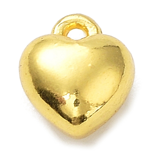 

PandaHall Alloy Pendants, Heart, Golden, 8x7x4.5mm, Hole: 0.7mm Alloy Heart