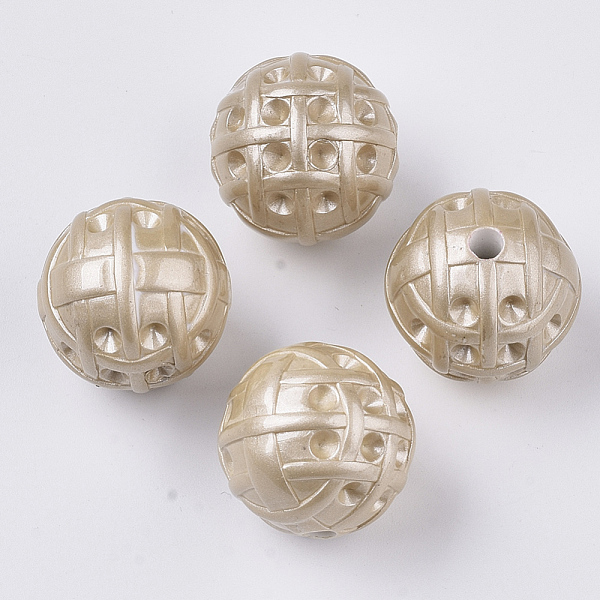 

PandaHall Spray Painted Opaque Acrylic Bead Rhinestone Settings, Round, Wheat, Fit for 2.5mm Rhinestone, 20x19.5mm, Hole: 3mm Plastic Round..., Orange