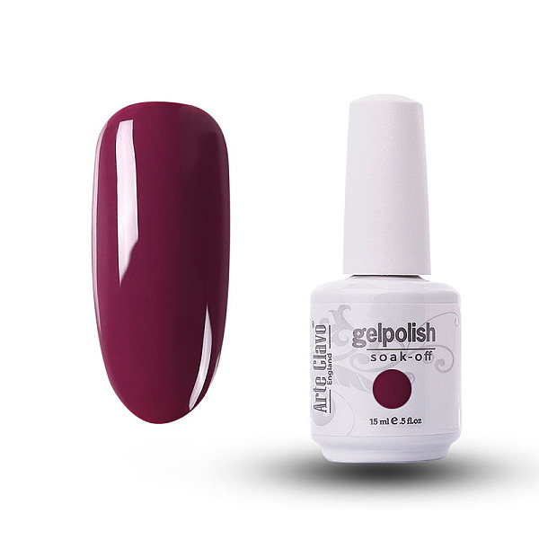 

PandaHall 15ml Special Nail Gel, for Nail Art Stamping Print, Varnish Manicure Starter Kit, Dark Red, Bottle: 34x80mm Resin Red