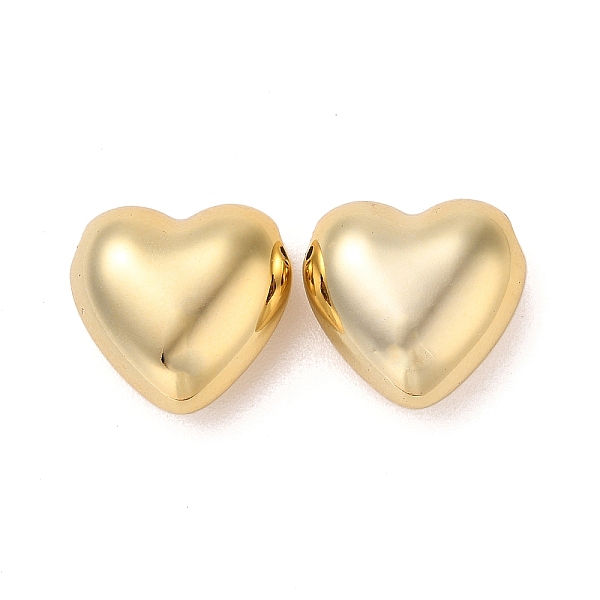 

PandaHall CCB Plastic Beads, Heart, Golden, 17x18x9.6mm, Hole: 2mm Plastic Heart