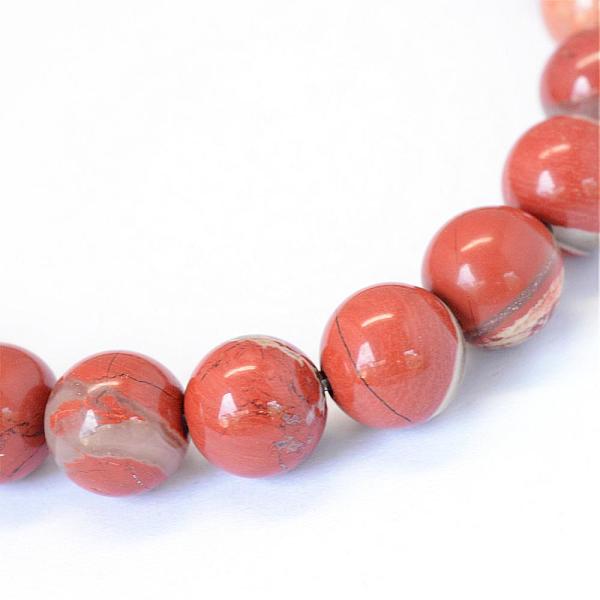 Natürliche Rote Jaspis Runde Perle Stränge