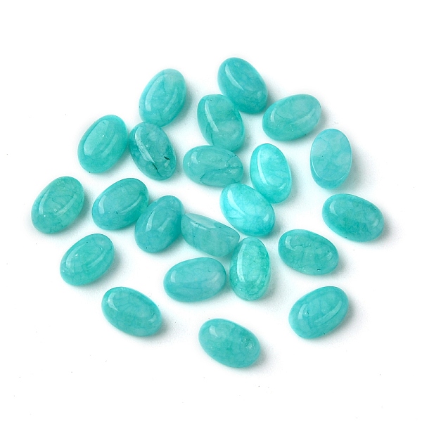 

PandaHall Natural Amazonite Cabochons, Oval, 6x4x2~2.5mm Amazonite Oval
