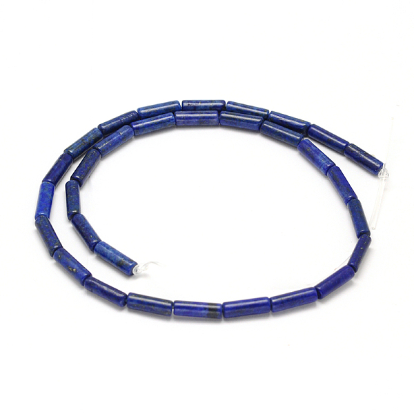 

PandaHall Natural Lapis Lazuli Column Bead Strands, Dyed, 13~14x4~5mm, Hole: 1mm, about 28pcs/strand, 15.7 inch Lapis Lazuli Column
