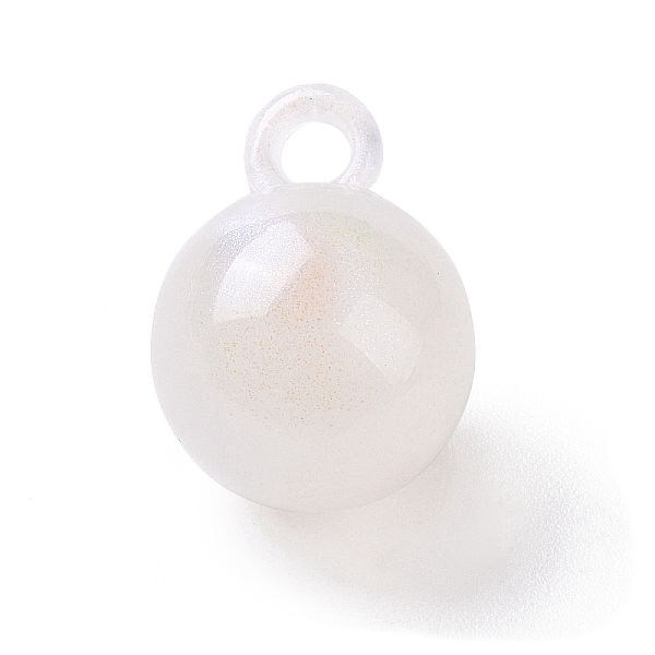 

PandaHall Luminous Acrylic Pendants, with Glitter, Glow In The Dark, Round Charms, White, 20x15.5mm, Hole: 3.5mm, about 200pcs/500g Acrylic...