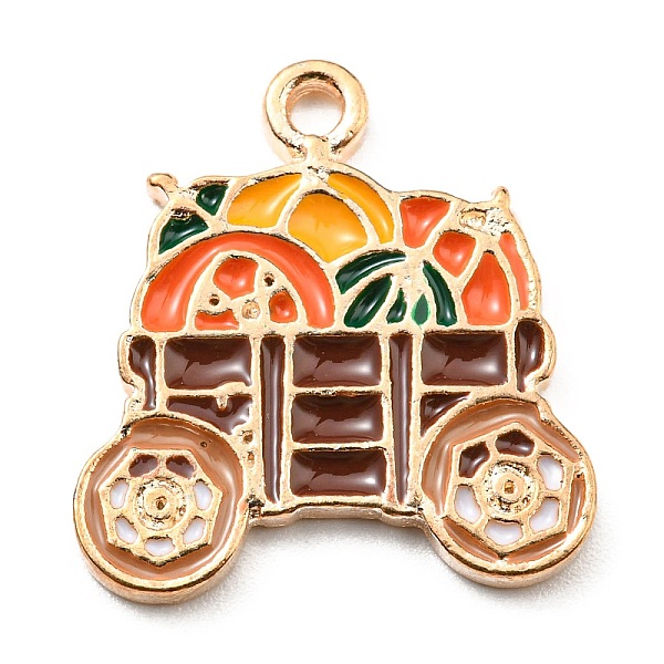 

PandaHall Thanksgiving Day Alloy Enamel Pendants, Light Gold, Car, 19x18x1.5mm, Hole: 1.6mm Alloy+Enamel Car